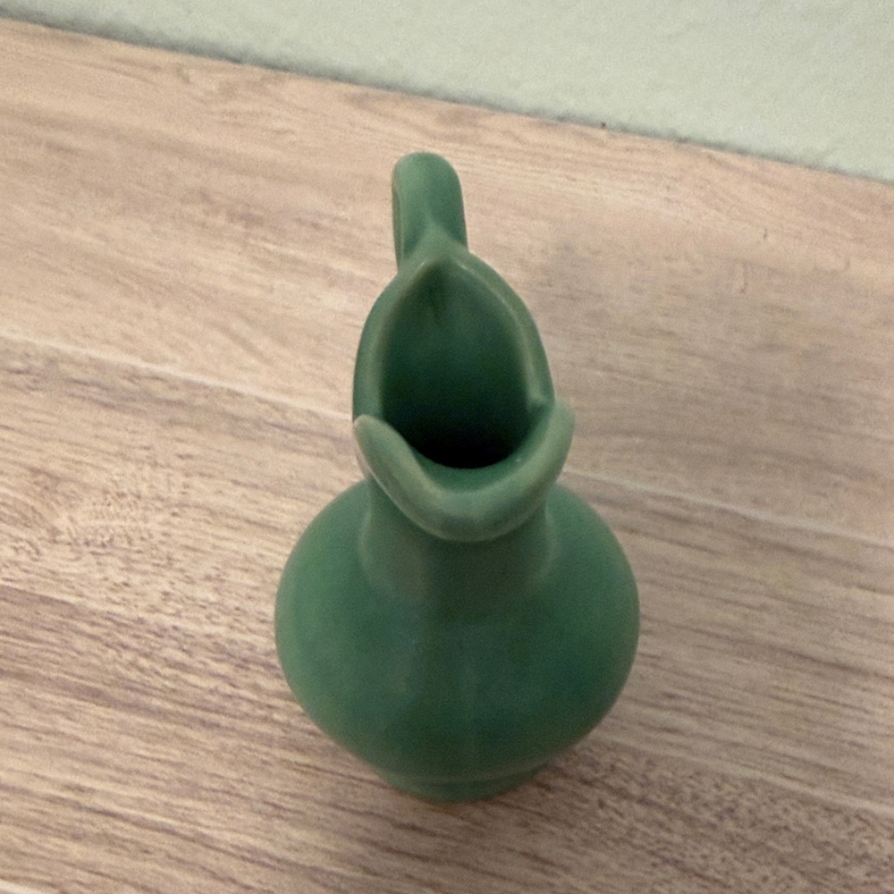Green Ceramic Pitcher - Picture 5 of 7
